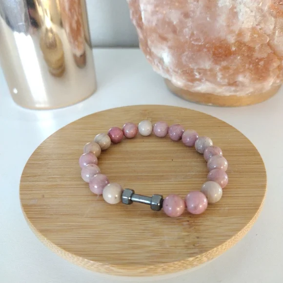 Dumbbell gym lover bracelet - Picture 2 of 2